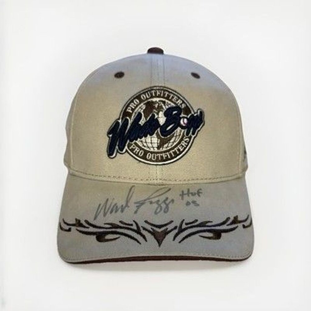 Wade Boggs Autographed Hat Hall Of Fame 2005 Vintage Khaki